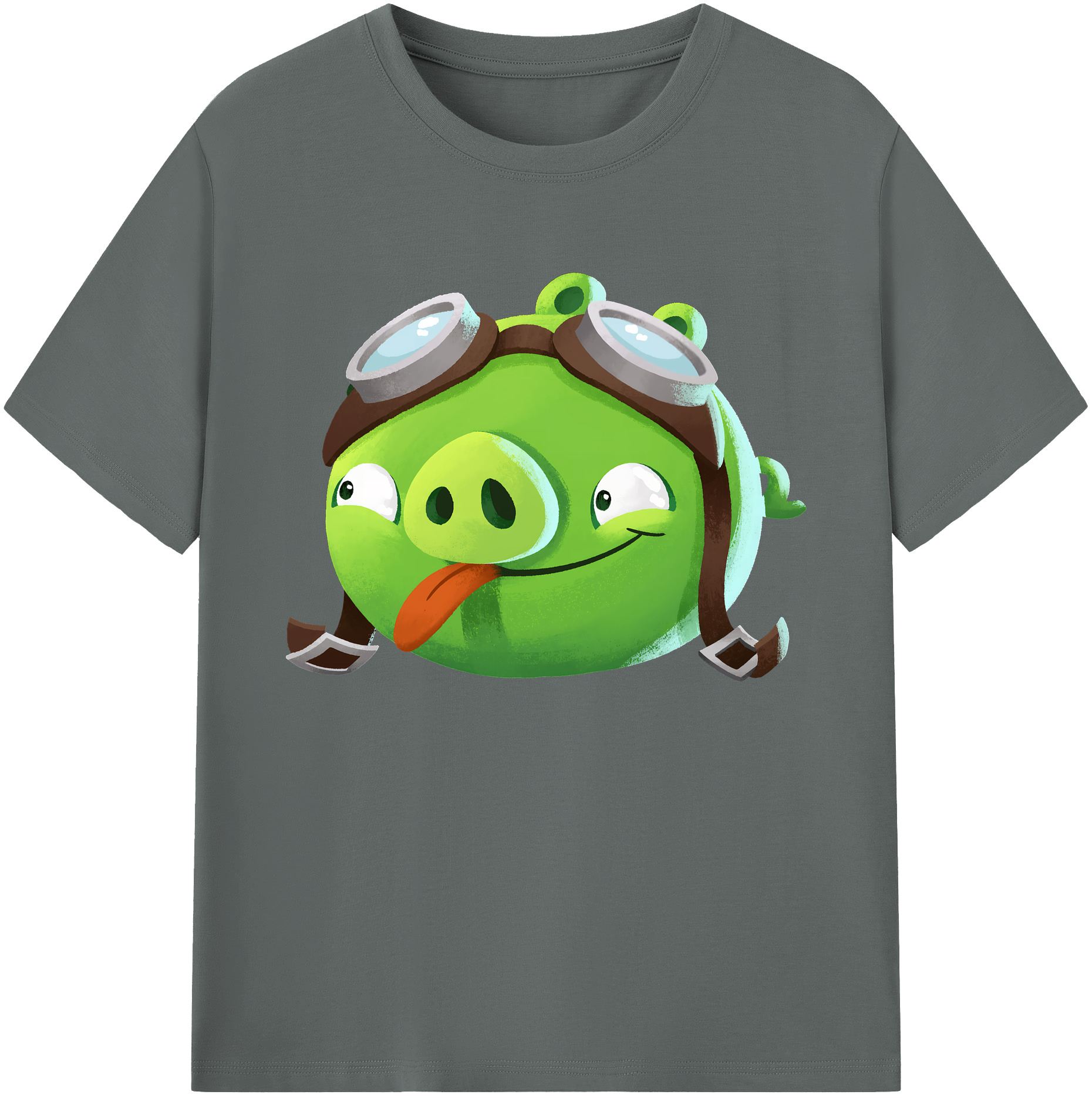 （画像用） Angry Birds アングリーバード 綿100％ メンズ半袖Tシャツ｜肌触りやわらか＆通気性